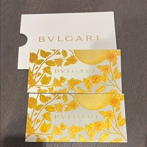 Bvlgari Gold Postcards 2pcs
